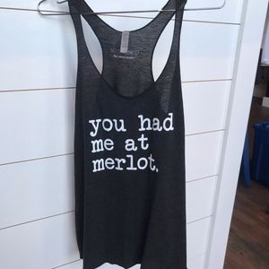 You had me at Merlot Tank- Pure Barre